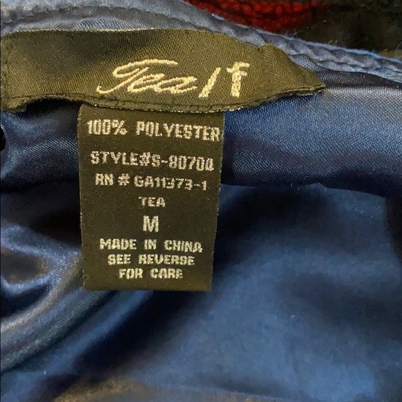 Blue “brush” sequin mini skirt - Picture 6 of 6